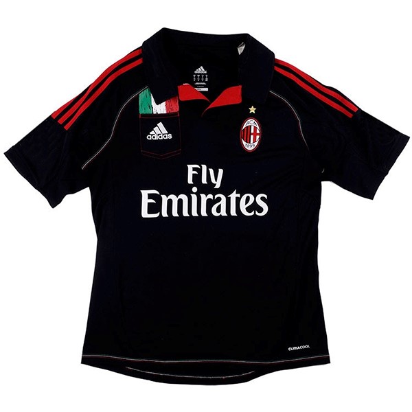 Camiseta AC Milan Replica Tercera Ropa Retro 2012 2013 Negro